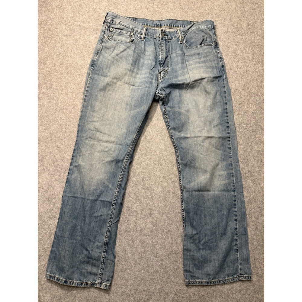 Levis 559 Mens Jeans 38x32 Relaxed Straight Leg Blue Denim Faded Medium Wash